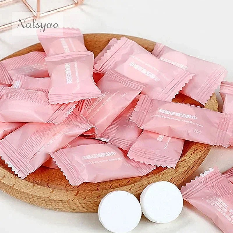 50pcs Compressed Towel Travel  - đánh giá và giá Home Textiles Face Towel