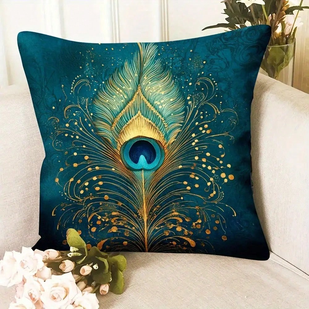 1pc 18x18 Inch Green Turquoise - đánh giá và giá Pillow Insert 18X18