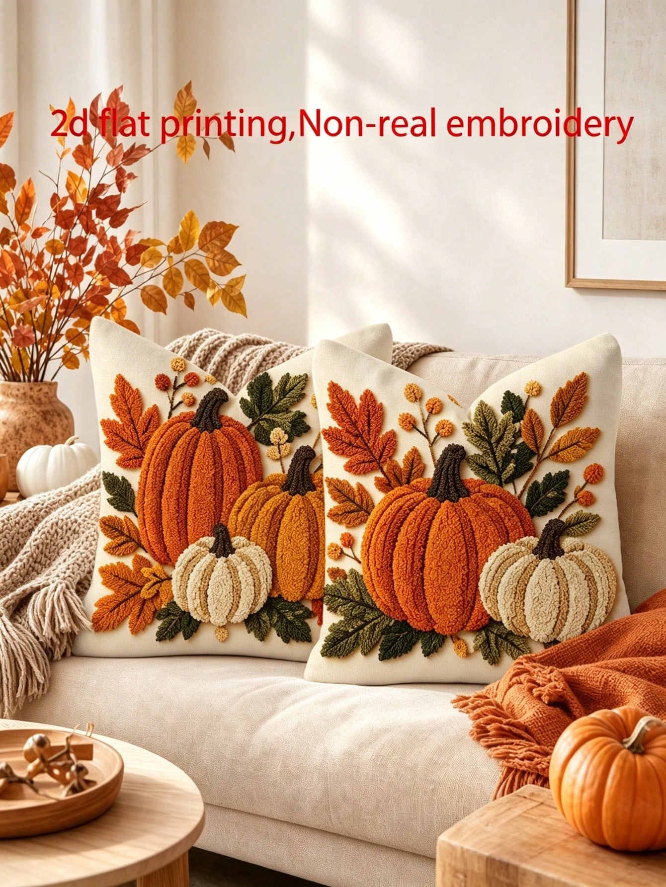 2pcs Country Rustic Fall Throw - đánh giá và giá Pillow Insert 18X18