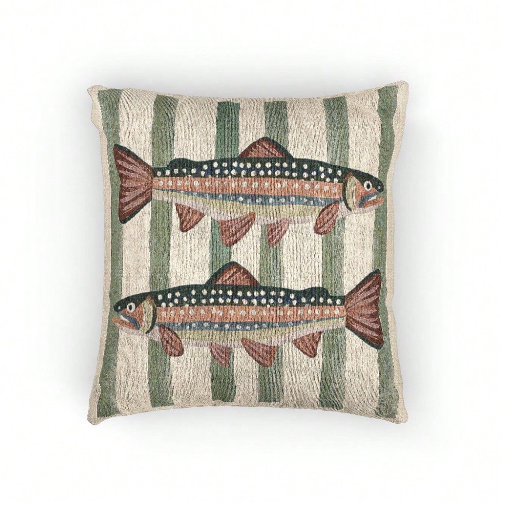 Rainbow Trout Throw Pillow 18x - đánh giá và giá Pillow Insert 18X18