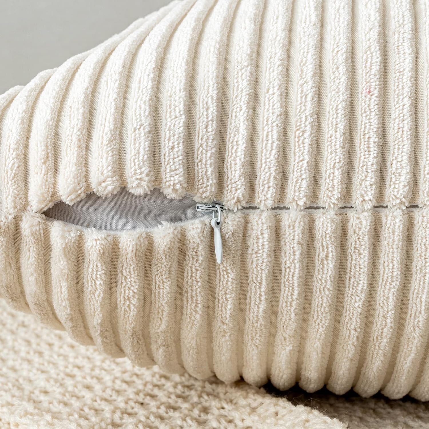 Throw Pillow Covers Corduroy D - đánh giá và giá Pillow Insert 18X18