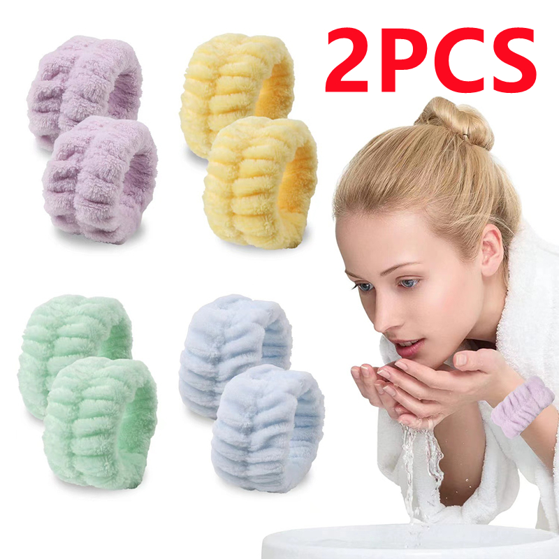 2PCS Reusable Spa Wrist Washba - đánh giá và giá Home Textiles Face Towel