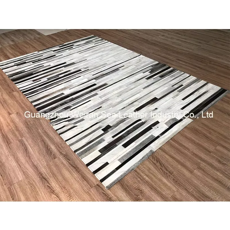 Imported Gray Striped Cowhide  - đánh giá và giá Home Textiles Importers In Usa