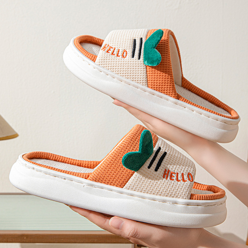New Style Linen Slippers for W - đánh giá và giá Home Textile