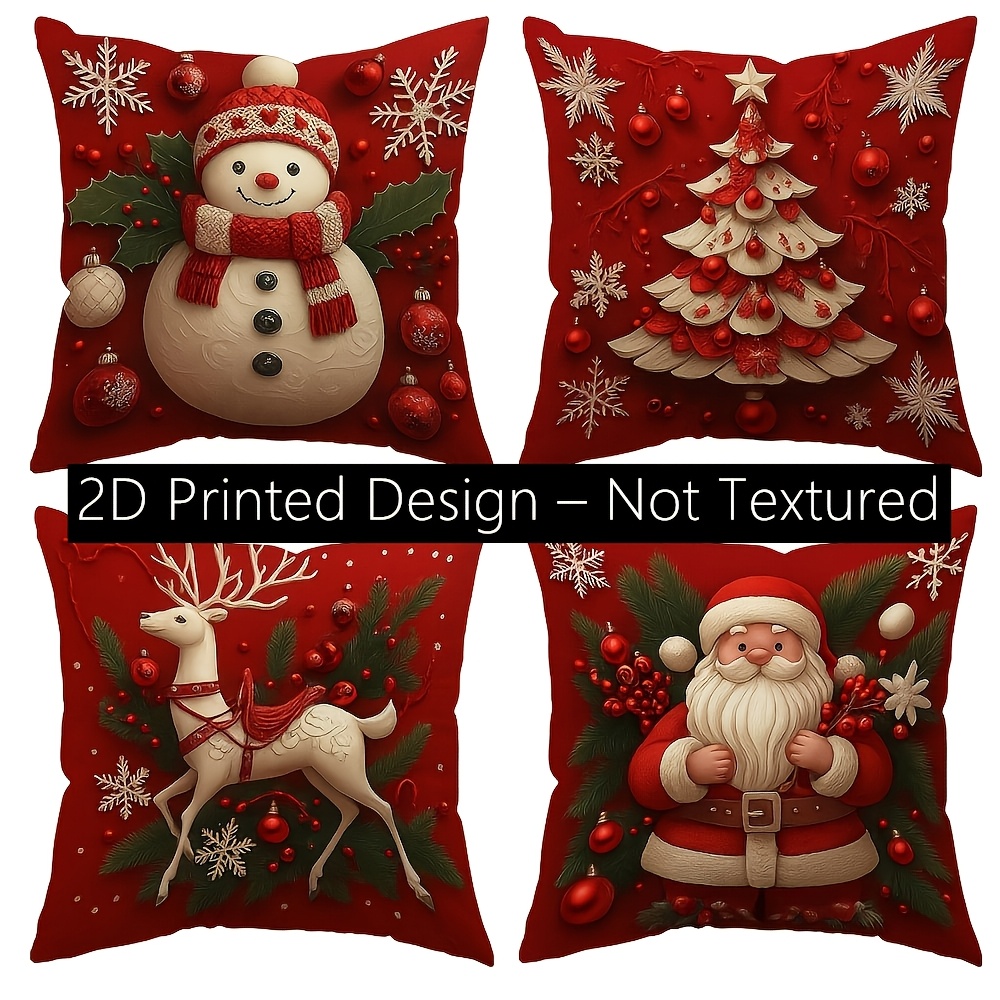 2PCS Christmas Pillow Covers 1 - đánh giá và giá Pillow Insert 18X18