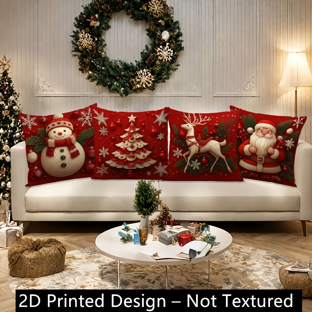 2PCS Christmas Pillow Covers 1 - đánh giá và giá Pillow Insert 18X18